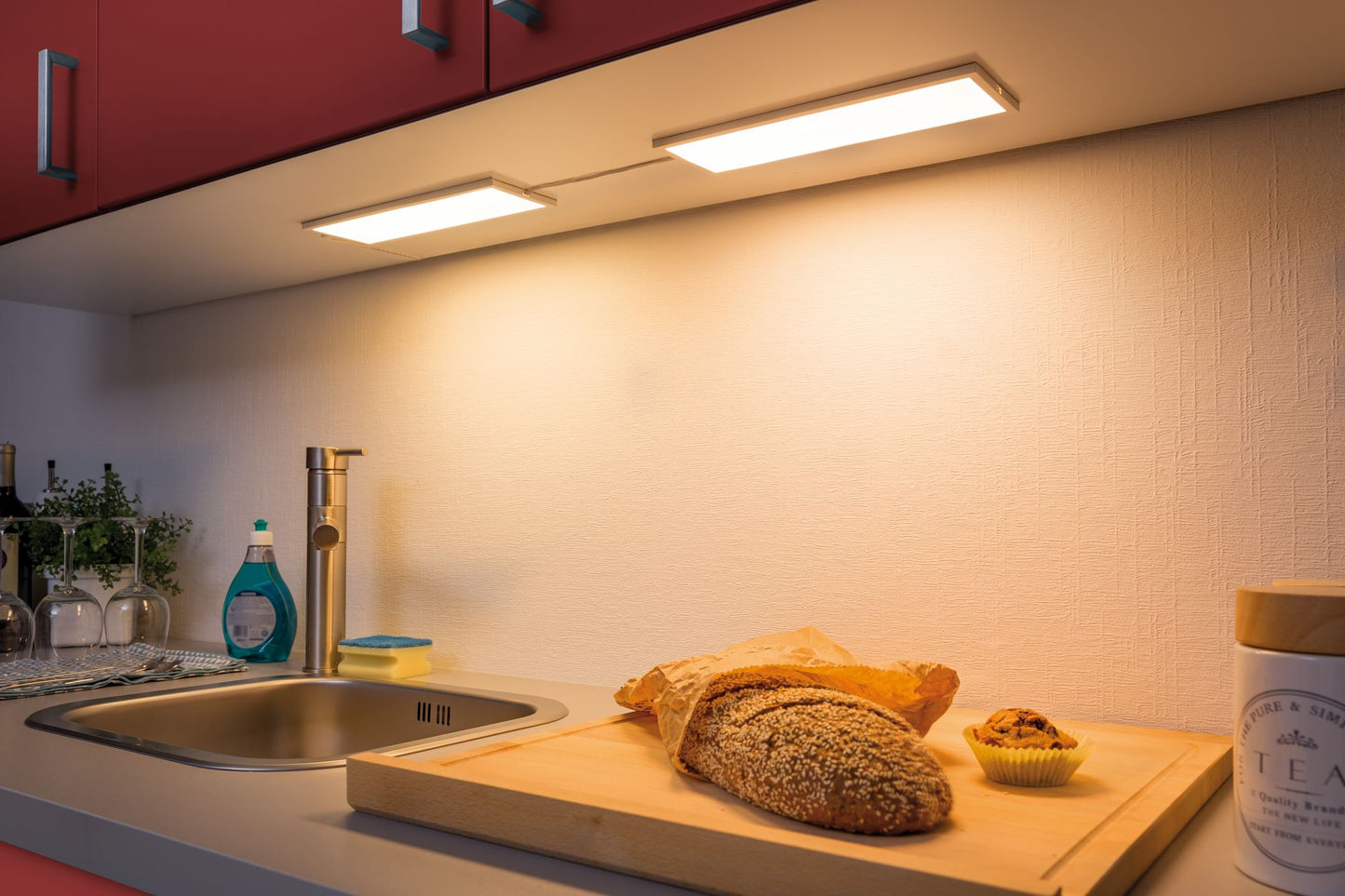Paulmann Function Ace LED-Panel Basic Set 10x30cm 7,5W 230/24V 24VA Weiß Sat Met/Kst