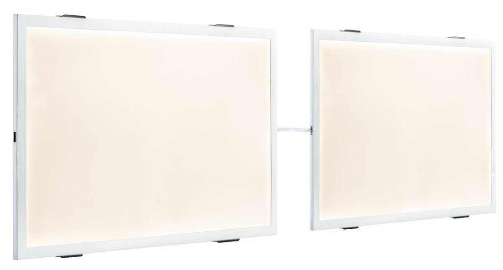Paulmann Function Glow LED-Panel 1er BasicSet Dif 25x40cm 8W 230/24V 24VA Ws Sat Met/Kst