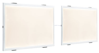 Paulmann Function Glow LED-Panel 1er BasicSet Dif 25x40cm 8W 230/24V 24VA Ws Sat Met/Kst