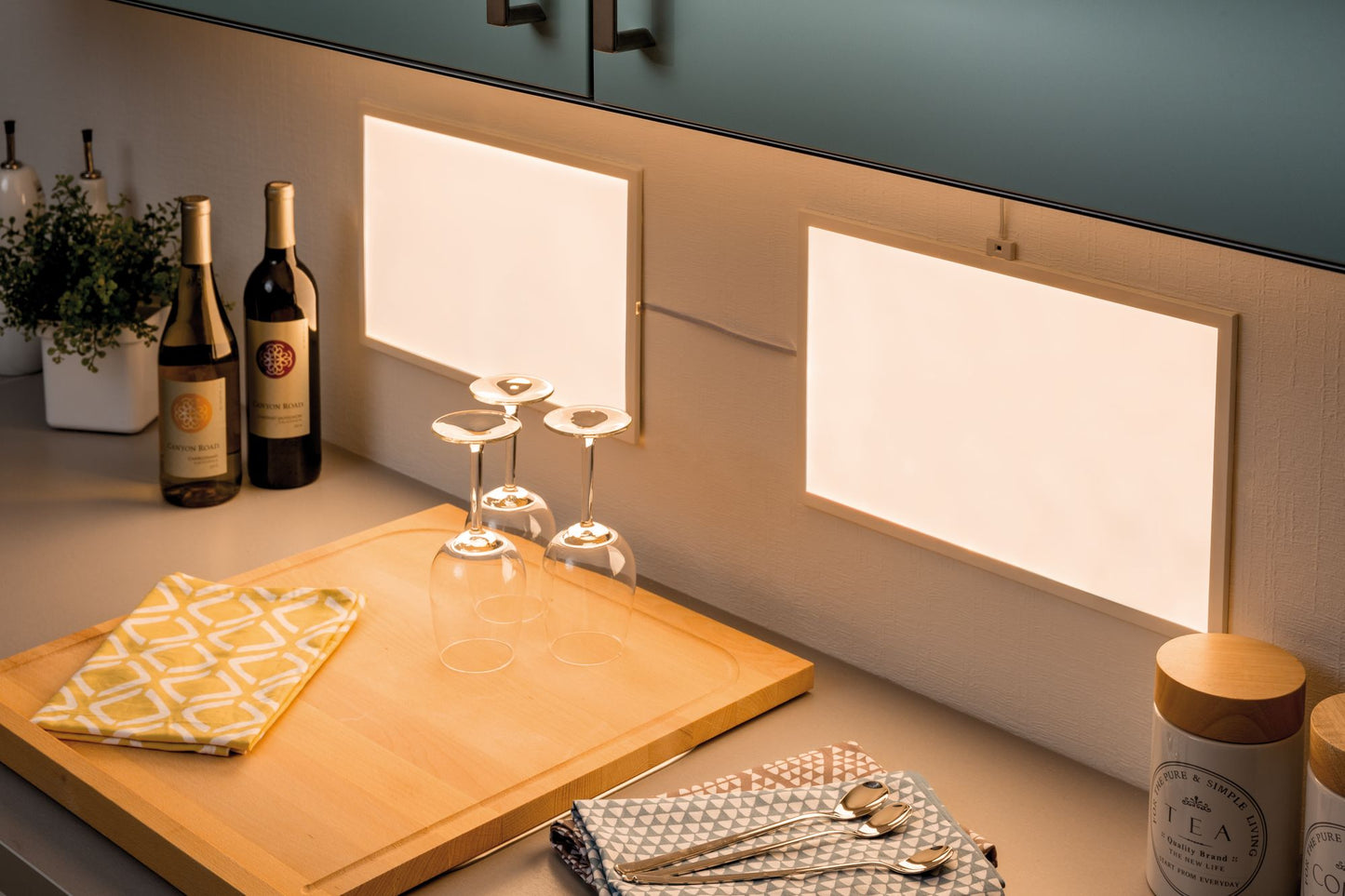 Paulmann Function Glow LED-Panel 1er BasicSet Dif 25x40cm 8W 230/24V 24VA Ws Sat Met/Kst