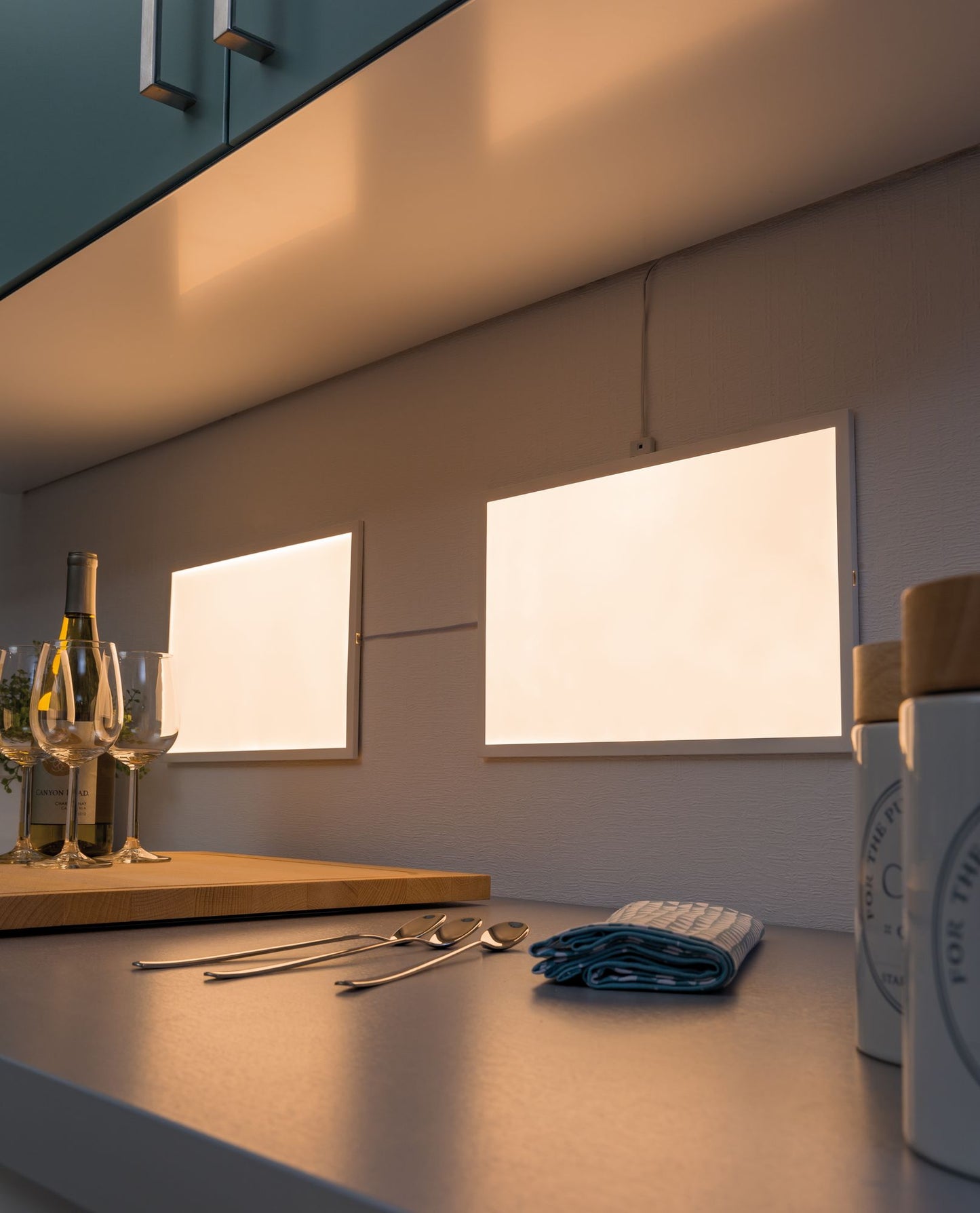 Paulmann Function Glow LED-Panel 1er BasicSet Dif 25x40cm 8W 230/24V 24VA Ws Sat Met/Kst