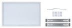 Paulmann Function Glow LED-Panel Extension Dif 25x40cm 8W 230/24V Ws Sat Met/Kst