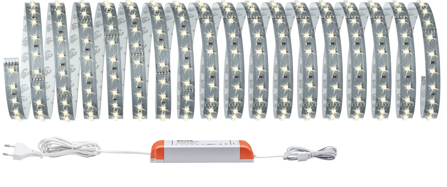Paulmann Function MaxLED 500 Basisset 10m Warmweiß 70W 230/24V 80VA Silber