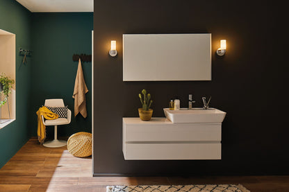 Paulmann WallCeiling Eleon WL IP44 max. 33W G9 Chrom/Satin 230V Metall/Glas