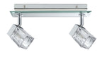 Paulmann WallCeiling Trabani IP44 max. 2x20W G9 Chrom/Transparent 230V Metall/Glas