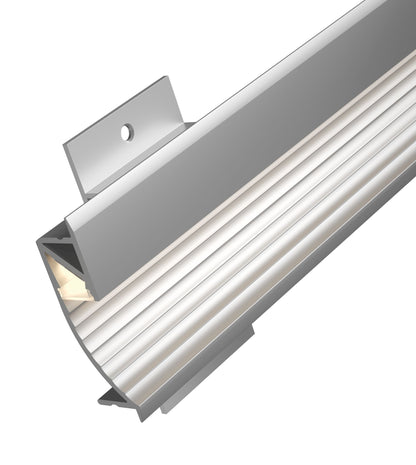 Paulmann Function Cup Profil Diffusor 100cm Alu eloxiert/Satin Alu/Kunststoff