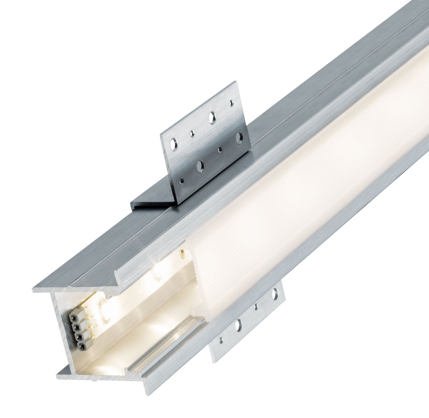 Paulmann Function Deep Profil Diffusor 100cm Alu eloxiert/Satin Alu/Kunststoff