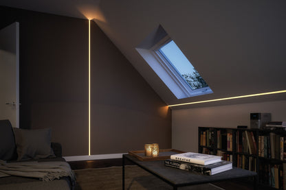 Paulmann Function Deep Profil Diffusor 100cm Alu eloxiert/Satin Alu/Kunststoff