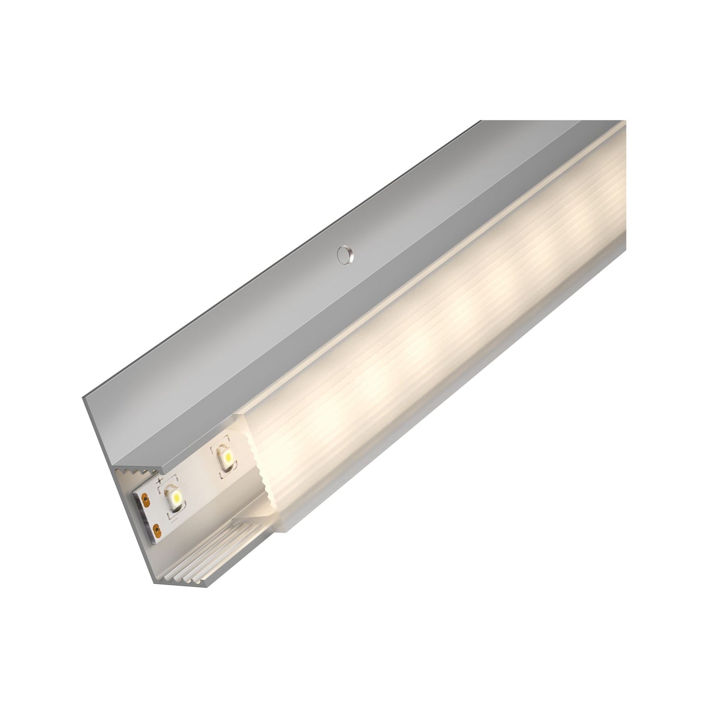 Paulmann Function Socle Profil Diffusor 200cm Alu eloxiert/Satin Alu/Kunststoff