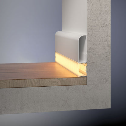 Paulmann Function Socle Profil Diffusor 200cm Alu eloxiert/Satin Alu/Kunststoff