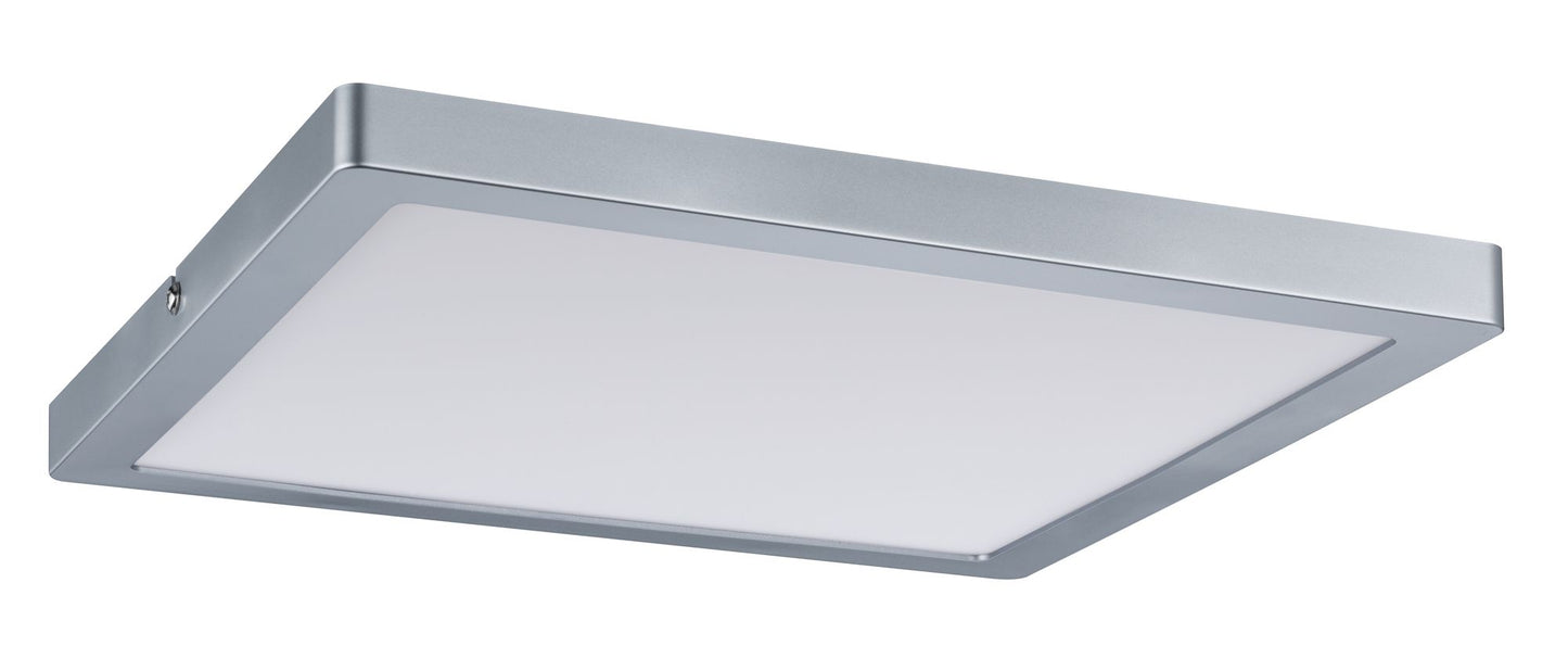 Paulmann WallCeiling Atria LED-Panel 300x300mm 24W Chrom matt 230V Kunststoff