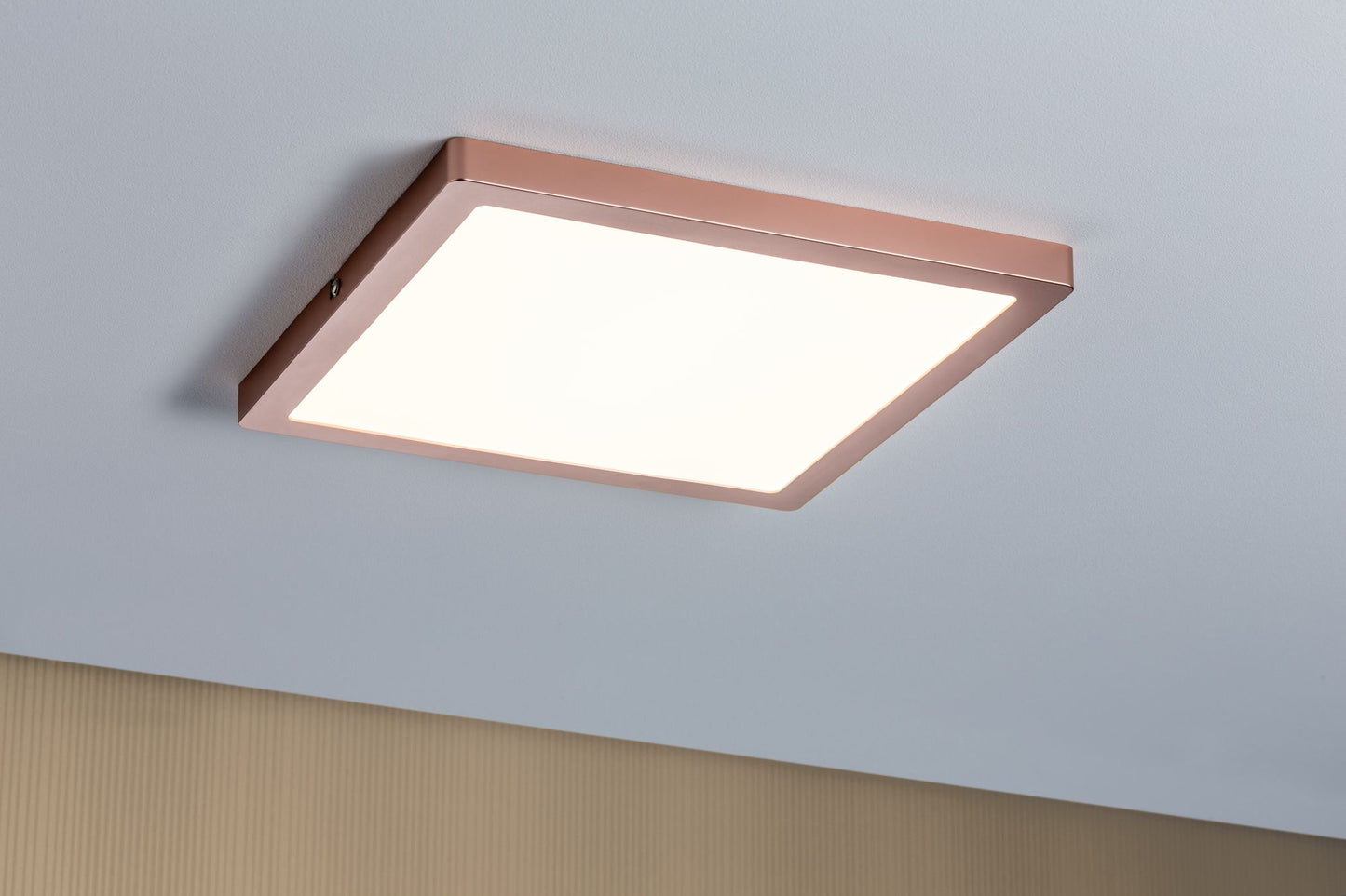Paulmann WallCeiling Atria LED-Panel 300x300mm 24W Rosegold 230V Kunststoff