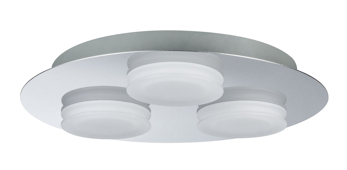 Paulmann WallCeiling Doradus IP23 LED 3x4,7W 250mm Chrom 230V Metall/Kunststoff