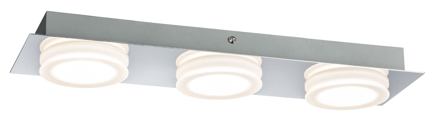 Paulmann WallCeiling Doradus IP23 LED 3x4,7W Chrom 230V Metall/Kunststoff