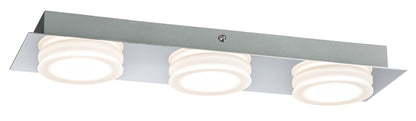 Paulmann WallCeiling Doradus IP23 LED 3x4,7W Chrom 230V Metall/Kunststoff