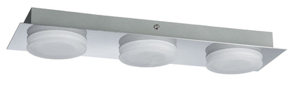 Paulmann WallCeiling Doradus IP23 LED 3x4,7W Chrom 230V Metall/Kunststoff