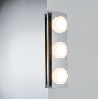 Paulmann WallCeiling Doradus IP23 LED 3x4,7W Chrom 230V Metall/Kunststoff