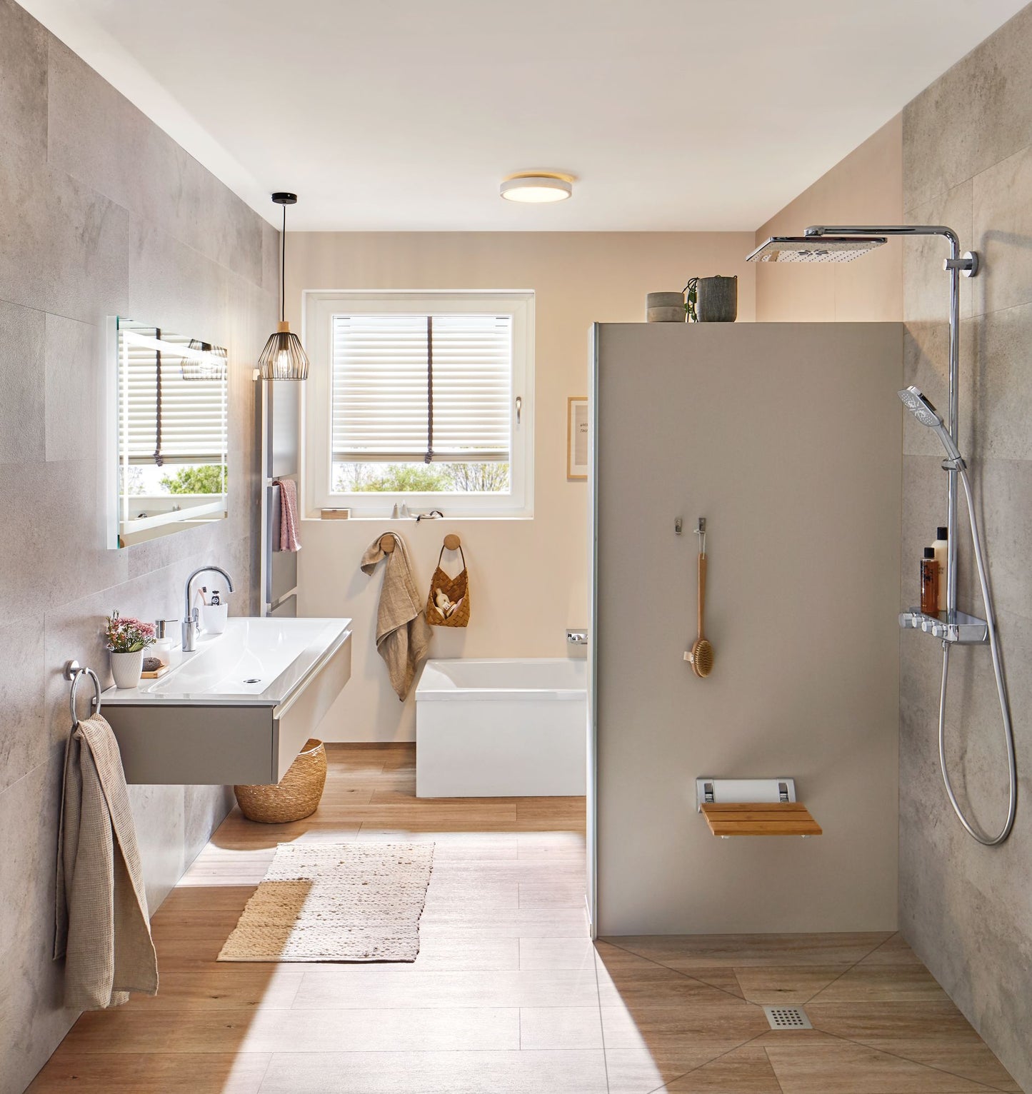 Paulmann WallCeiling Aviar IP44 LED 20W Chrom 230V Kunststoff