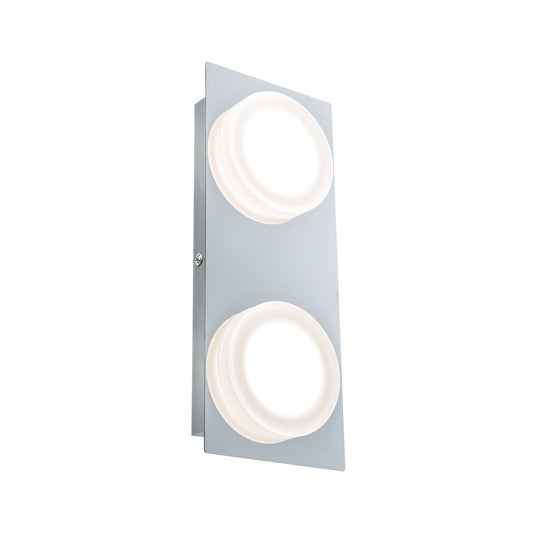 Paulmann WallCeiling Doradus IP23 LED 2x4,7W Chrom 230V Metall/Kunststoff