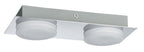 Paulmann WallCeiling Doradus IP23 LED 2x4,7W Chrom 230V Metall/Kunststoff