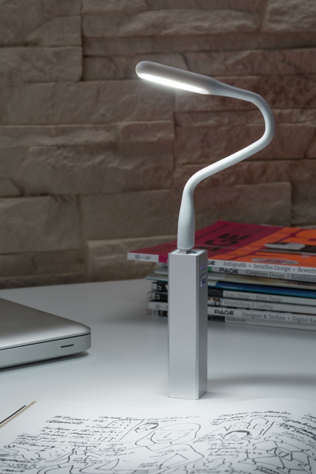 Paulmann Function USB-Leuchte TB Tageslichtweiß 0,5W 5V Weiß Kunststoff