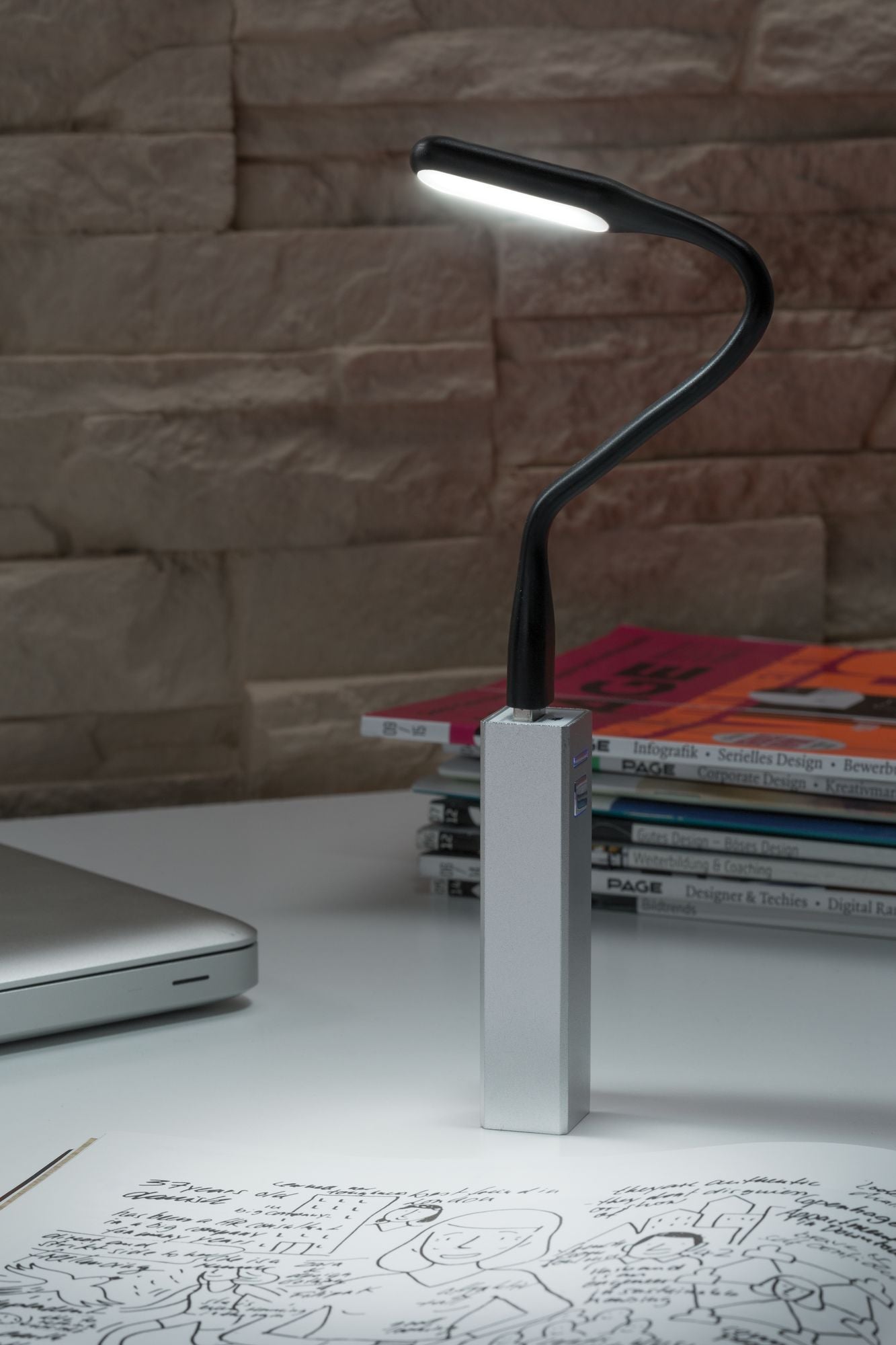 Paulmann Function USB-Leuchte TB Tageslichtweiß 0,5W 5V Schwarz Kunststoff