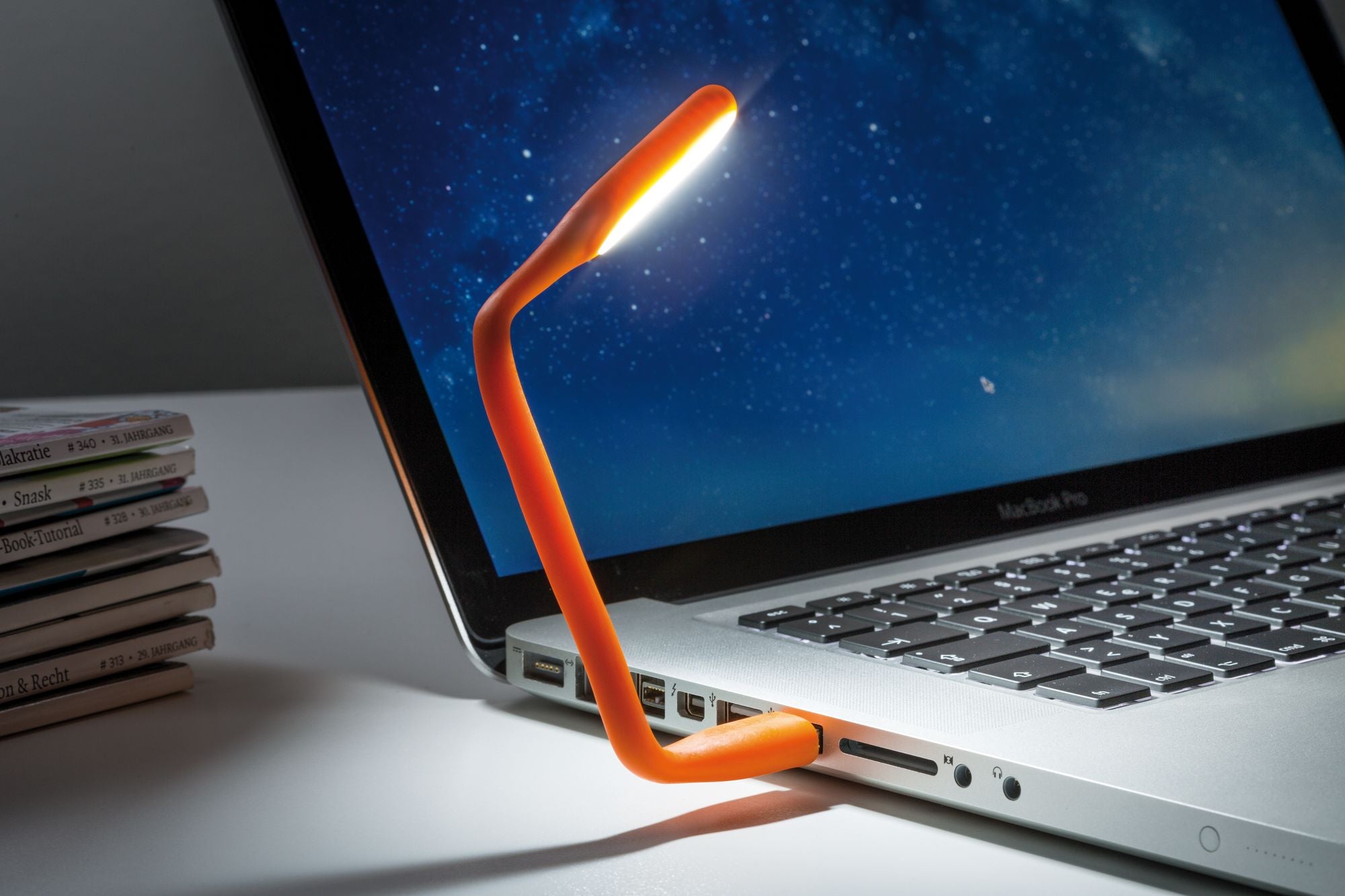 Paulmann Function USB-Leuchte TB Tageslichtweiß 0,5W 5V Orange Kunststoff