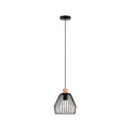 Paulmann Cameo Pendelleuchte IP44 max 20W E27 Schwarz/Holz 230V Metall/Holz