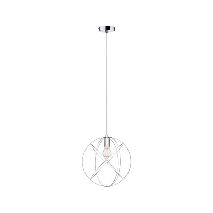 Paulmann Galacta Pendelleuchte IP44 max 20W E27 Chrom 230V Metall