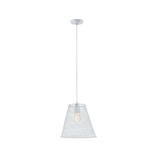 Paulmann Calma Pendelleuchte IP44 max 20W E27 Weiß 230V Metall
