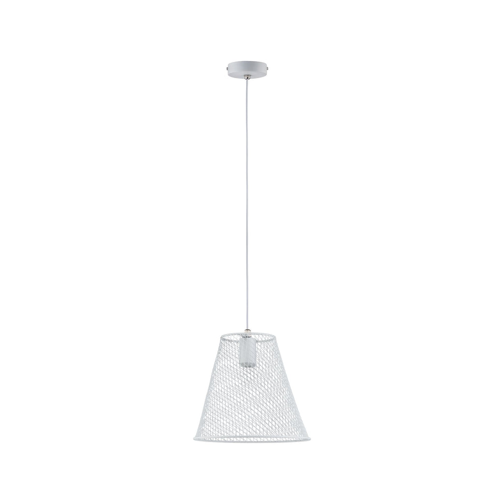Paulmann Calma Pendelleuchte IP44 max 20W E27 Weiß 230V Metall