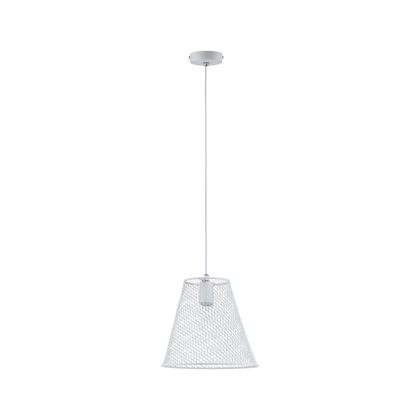 Paulmann Calma Pendelleuchte IP44 max 20W E27 Weiß 230V Metall