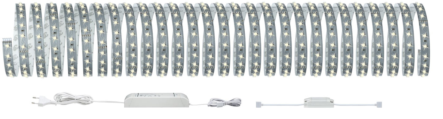 Paulmann Function MaxLED 500 BLE Basisset 10m Warmweiß 53,5W 230/24V Silber