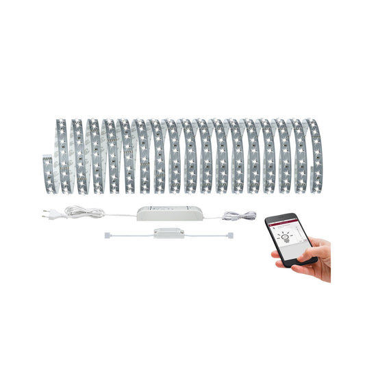Paulmann Function MaxLED 500 BLE Basisset 10m Tageslichtweiß 48,5W 230/24V Silber