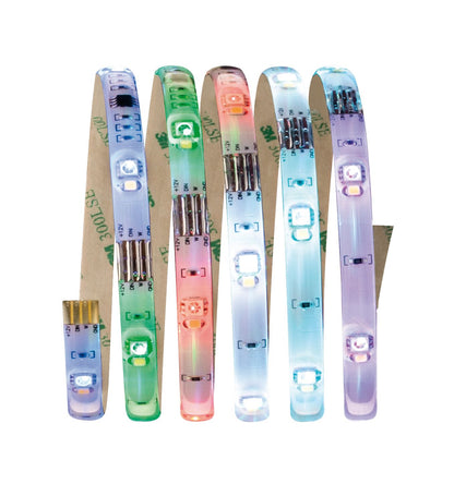 Paulmann Function Digital LED Strip Set 1,5m RGB+W 5,5W 230/12V 24VA Weiß Kunststoff