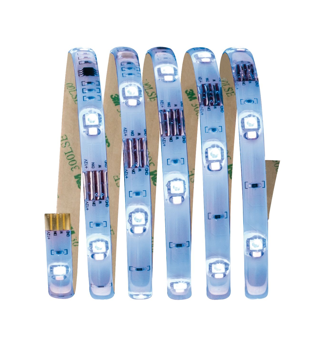 Paulmann Function Digital LED Strip Set 1,5m RGB+W 5,5W 230/12V 24VA Weiß Kunststoff