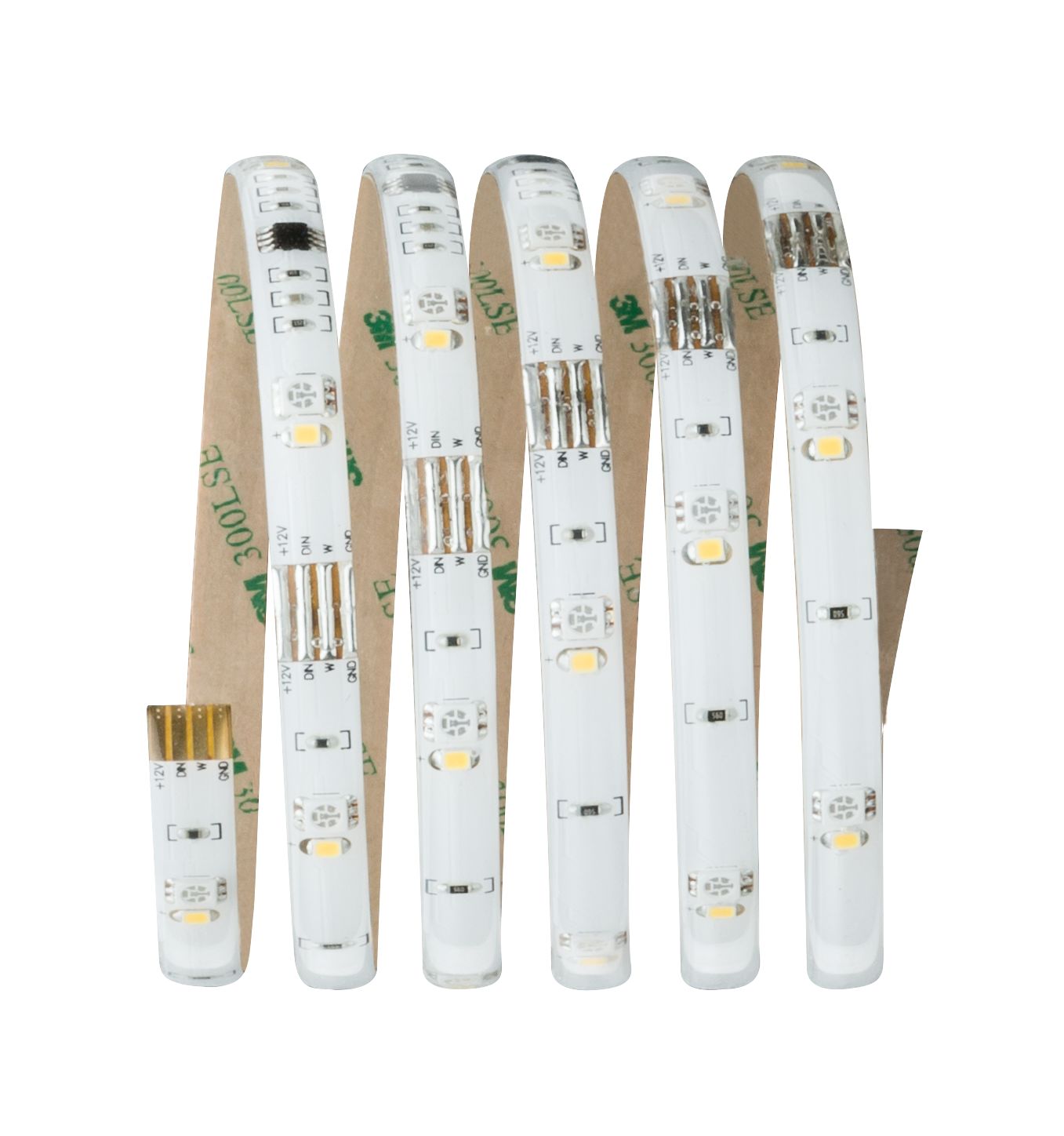 Paulmann Function Digital LED Strip Set 1,5m RGB+W 5,5W 230/12V 24VA Weiß Kunststoff