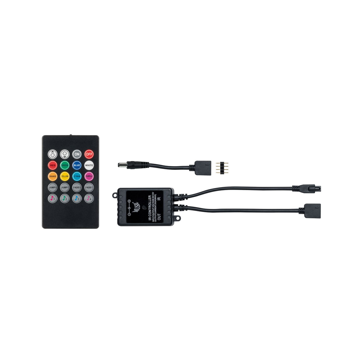 Paulmann Function YourLED RGB-Sound-Sensor 12V DC max.60W Schwarz Kunststoff