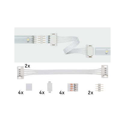 Paulmann Function YourLED Universal Connector 2er Pack Weiß