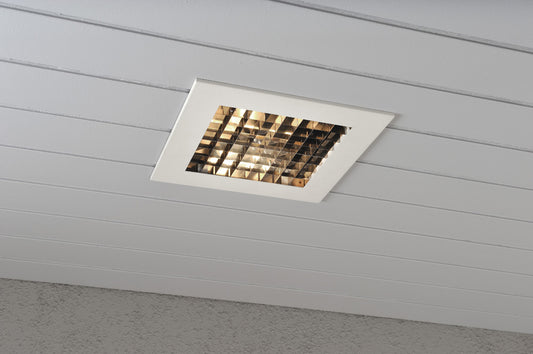 Konstsmide Deckeneinbauleuchte, weiss, ohne Glas