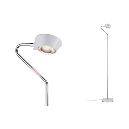 Paulmann Ramos Stehleuchte dim LED 11W Weiß matt Chrom 230V Kunststoff/Metall