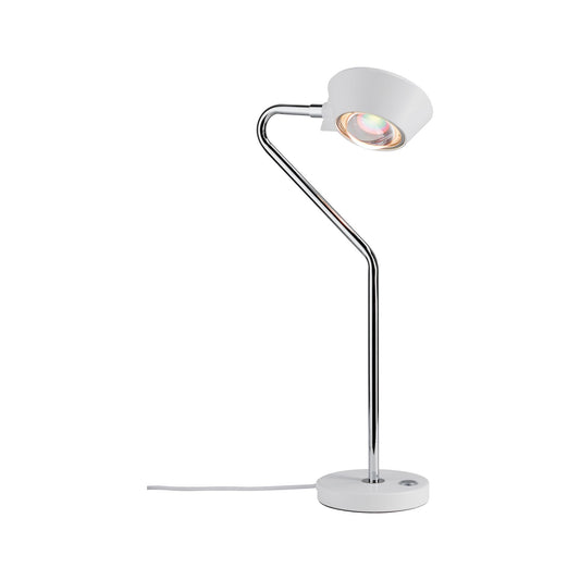 Paulmann Ramos Tischleuchte dim LED 8W Weiß matt matt Chrom 230V Kunststoff/Metall