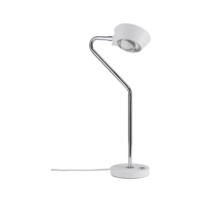 Paulmann Ramos Tischleuchte dim LED 8W Weiß matt matt Chrom 230V Kunststoff/Metall