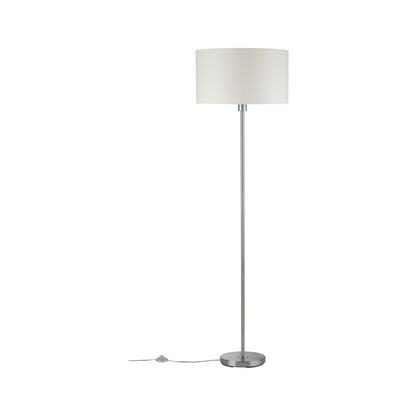 Paulmann Tessa Stehleuchte max.1x60W E27 Creme Eisen gebürstet 230V Metall/Stoff
