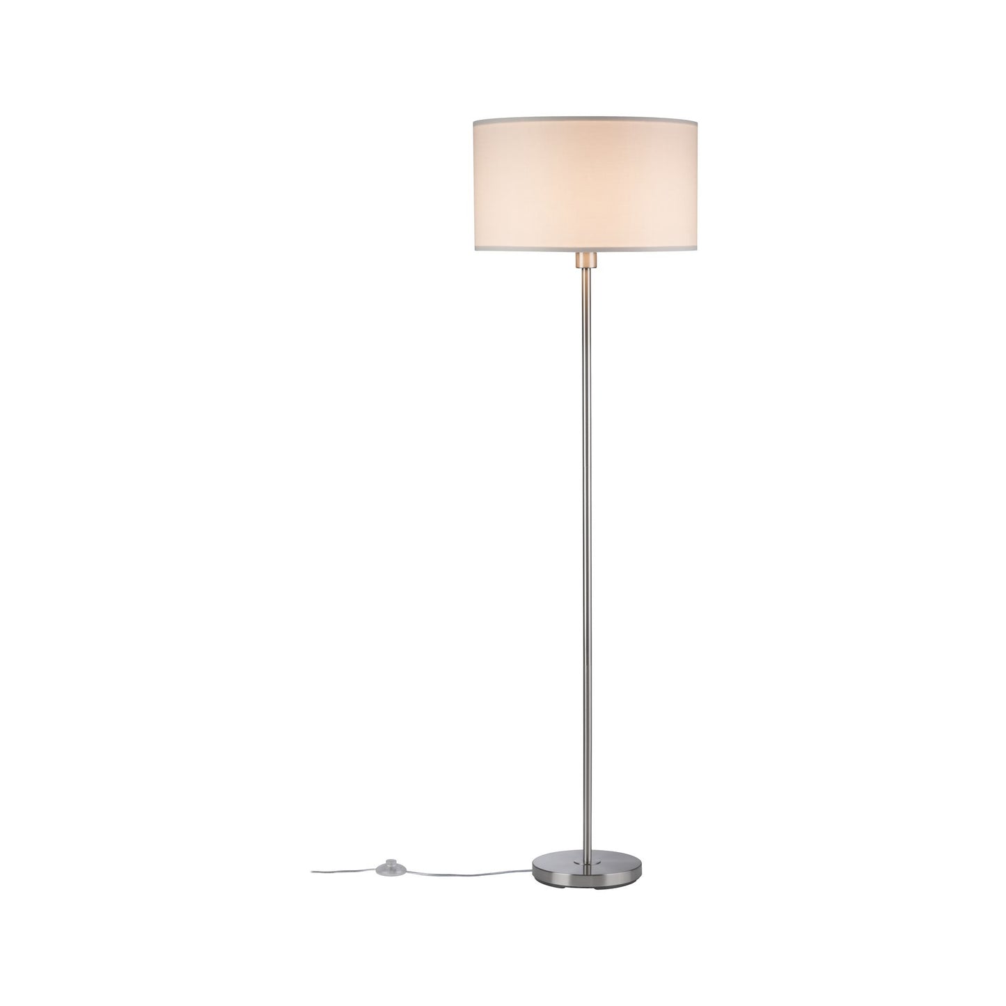 Paulmann Tessa Stehleuchte max.1x60W E27 Creme Eisen gebürstet 230V Metall/Stoff