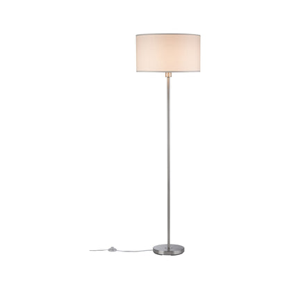 Paulmann Tessa Stehleuchte max.1x60W E27 Creme Eisen gebürstet 230V Metall/Stoff