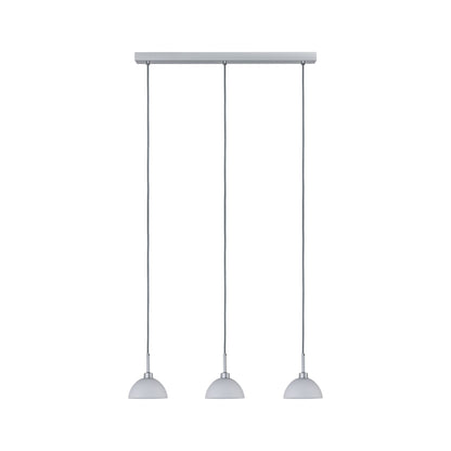 Paulmann Parana Pendelleuchte max.3x40W GU10 Weiß/Chrom matt 230V Glas/Metall