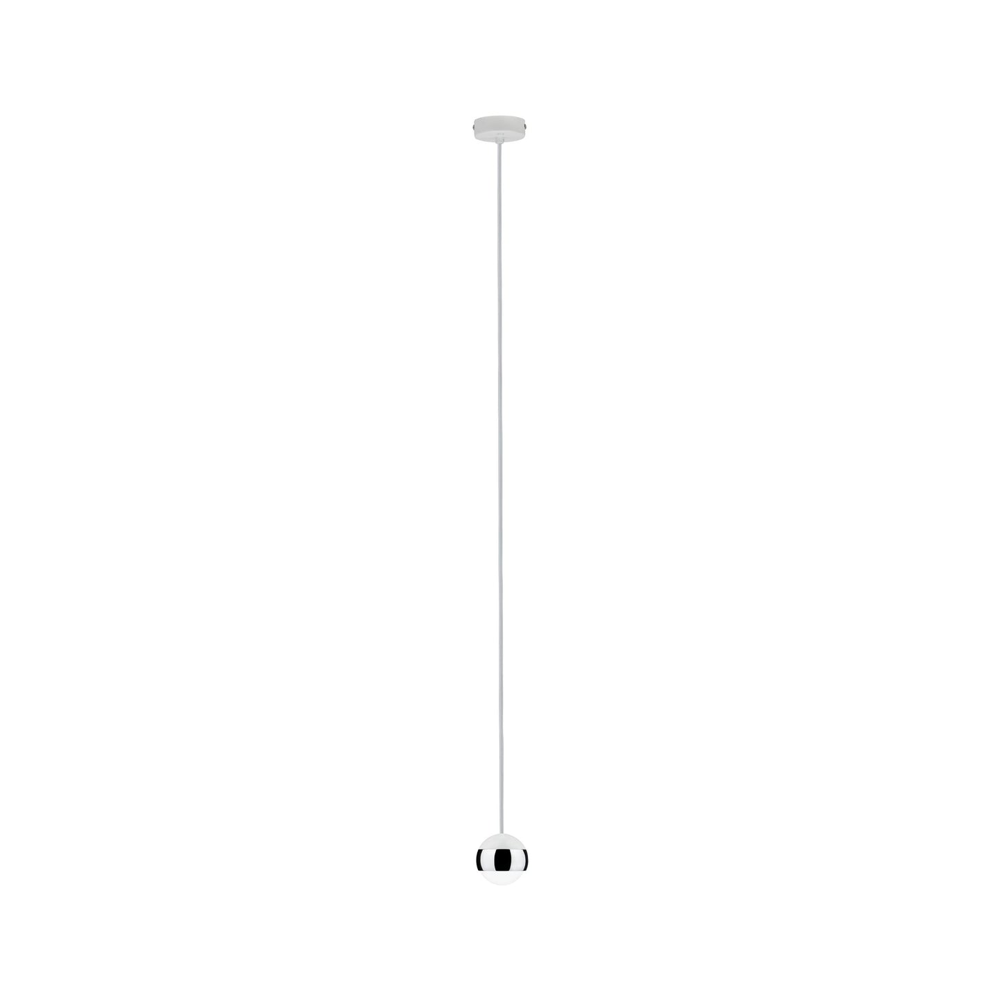 Paulmann Capsule Pendellleuchte LED 1x6W Weiß Chrom 230V Glas/Metall 