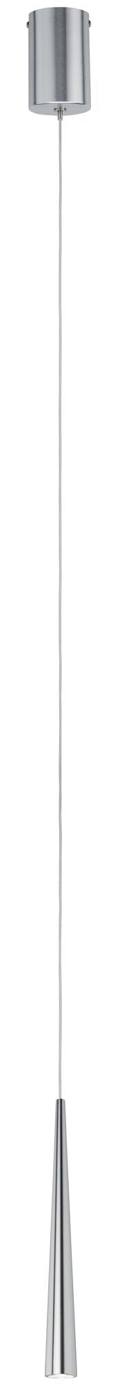 Paulmann Gutta Pendelleuchte LED 1x7W Alu geb 230V Metall