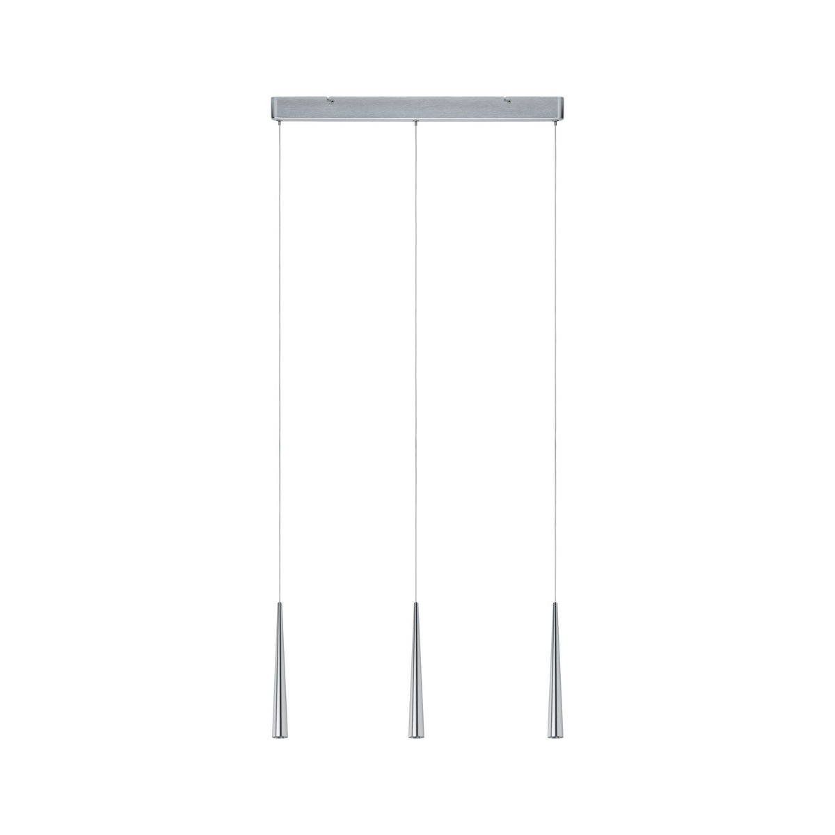 Paulmann LED Pedelleuchte Gutta 3-flammig 3x7W Alu gebürstet dimmbar